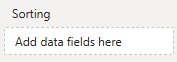 Power BI sorting field